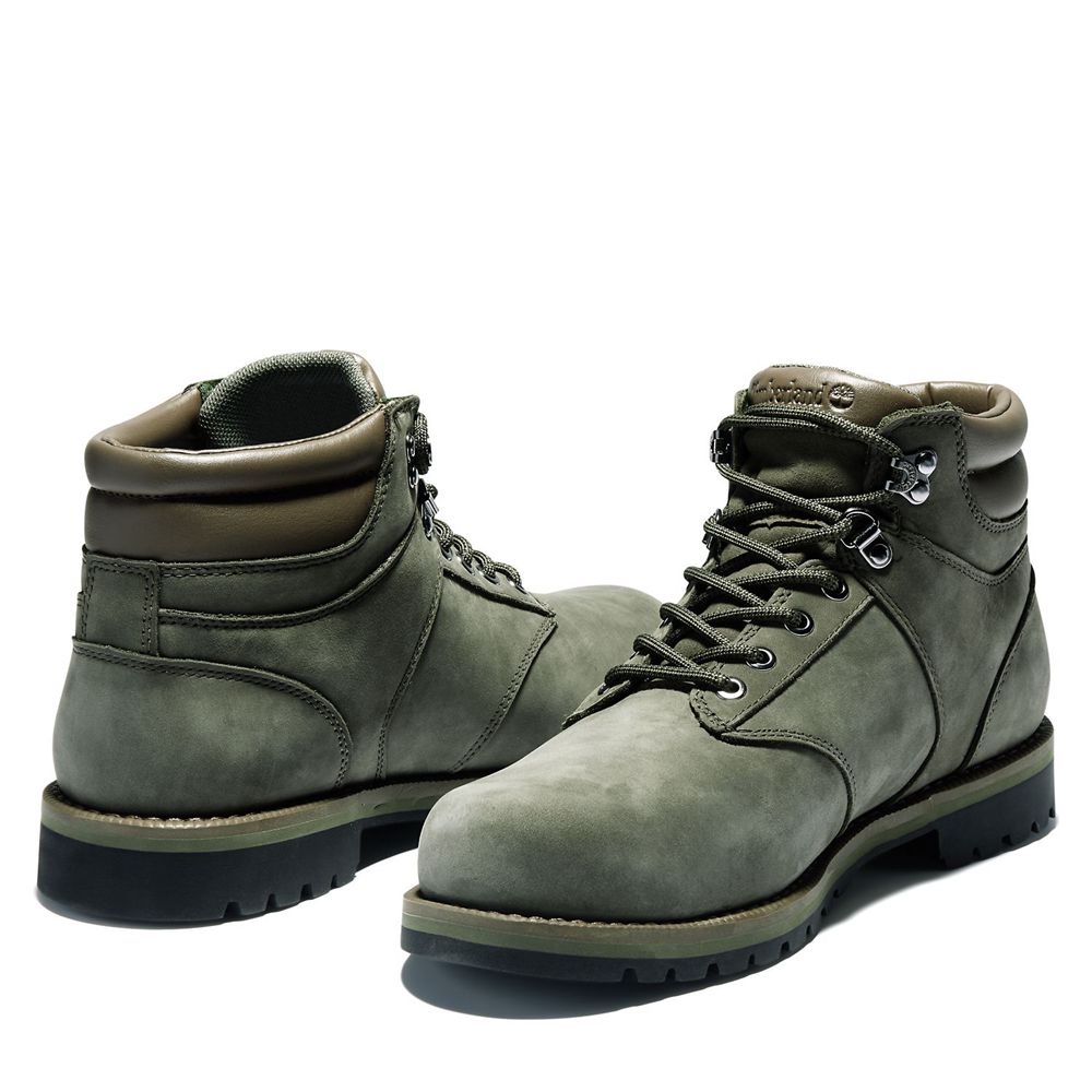 Botas de Montaña Timberland Argentina Hombre - Redwood Falls Waterproof Mid - Verde Oscuro - IARDJP-